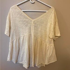 American eagle white blouse - size large
